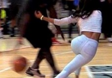 Teyana Taylor Gets Crossedover On The Court